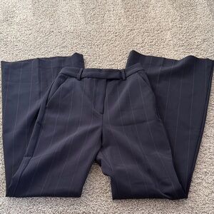 Express Dark Gray Pinstripe Dress Pants